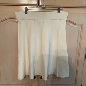 Ann Taylor skirts are great. Cream colored pull on skirt that fits any body .